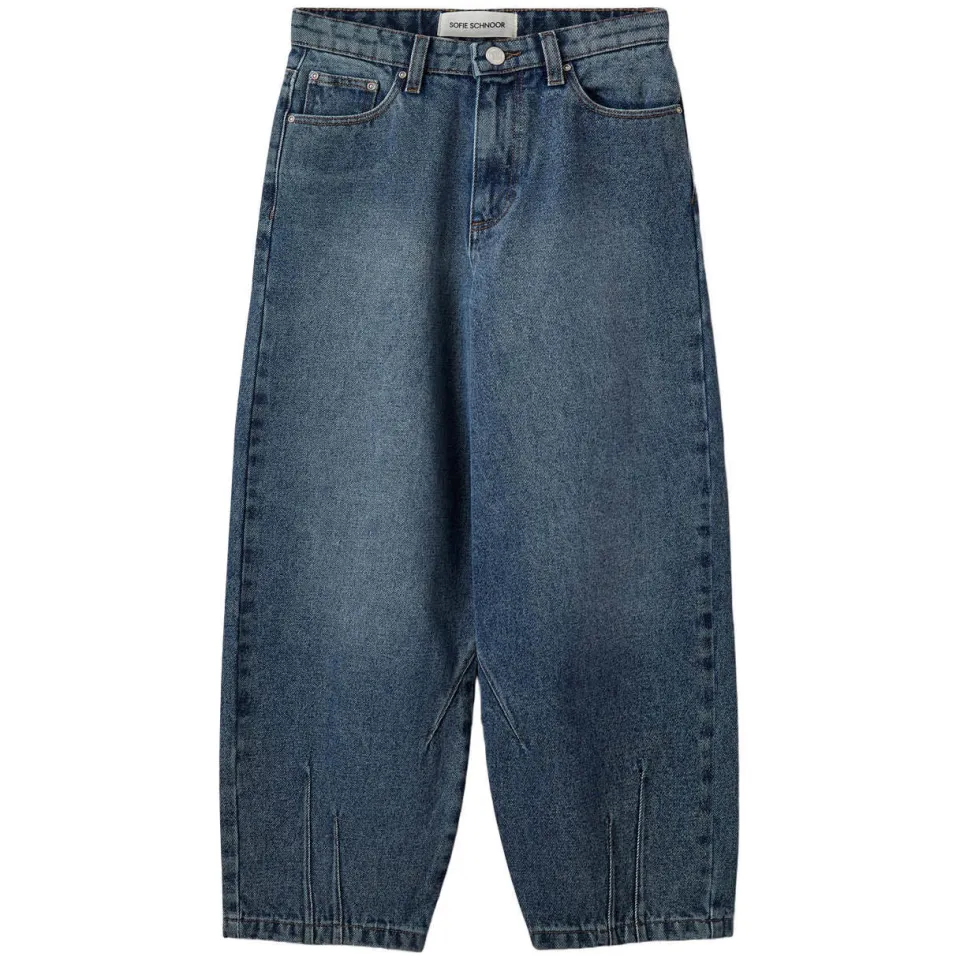 Sofie Schnoor girls relaxed fit jeans medium blue denim, foto 2