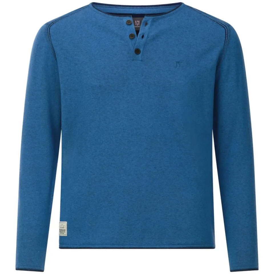Jan Vanderstorm +FIT Collectie gebreide trui AKSELBERG Plus blauw, foto 2