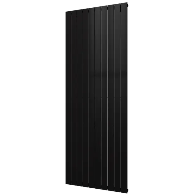 Plieger Designradiator Plieger Cavallino Retto Enkel 1666 Watt Middenaansluiting 200x75,4 cm Antraciet Metallic
