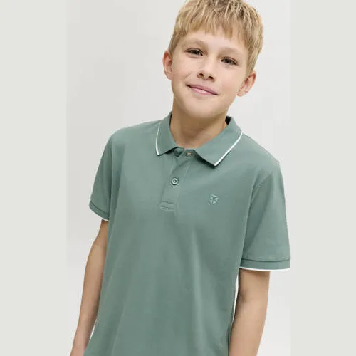 Jack & Jones JUNIOR polo groen, foto 4