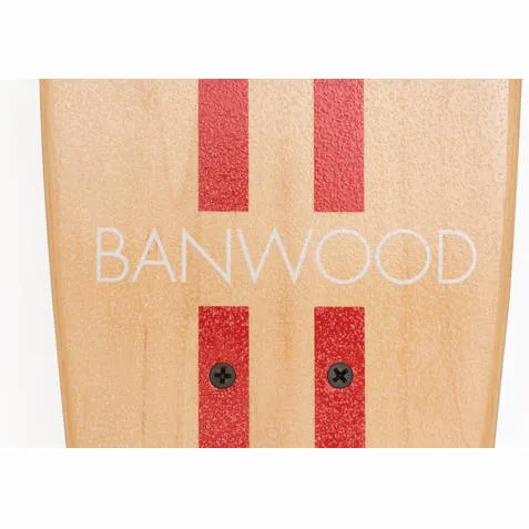 Banwood skateboard rood, foto 5