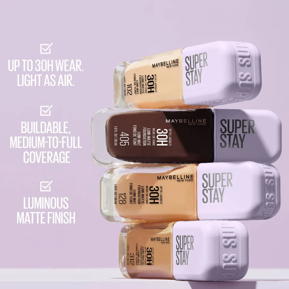 Maybelline New York SuperStay 30H Lumi Matte foundation - 115 beige, foto 5