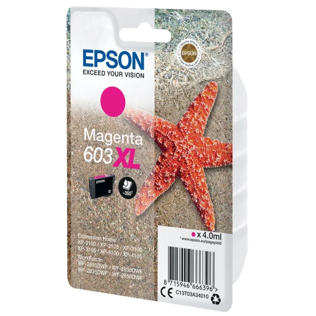 Epson 603XL, Magenta (Zeester)