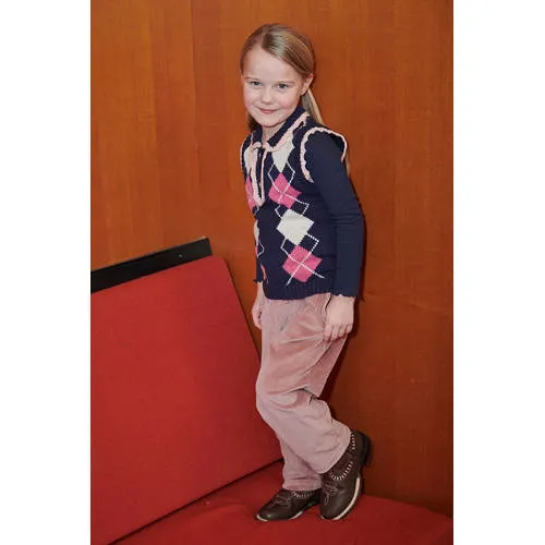 Copenhagen Colors regular fit corduroy casual broek roze, foto 3