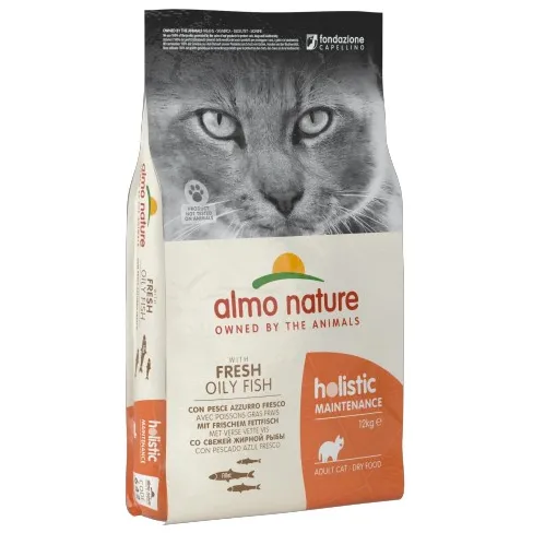 Almo Nature Holistic kattenvoer droog witvis & rijst