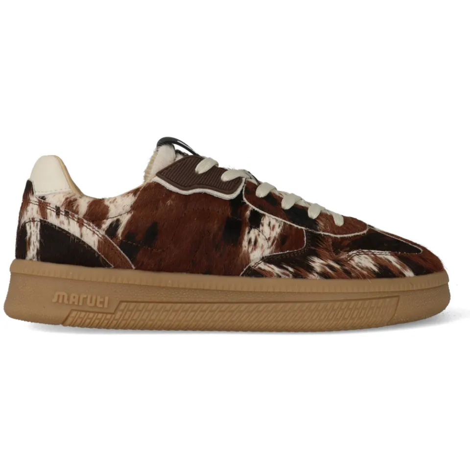 Maruti Yale lage sneaker bruin, foto 2
