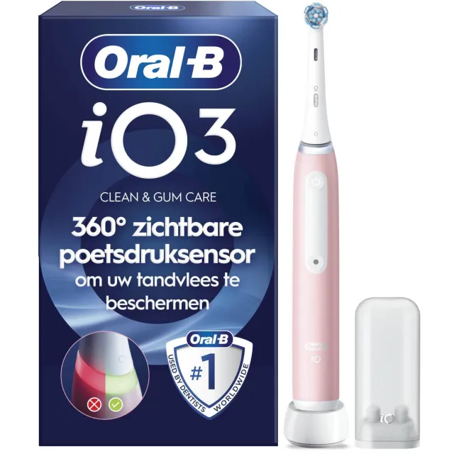 Oral-B iO Series 3 elektrische tandenborstel - Roze
