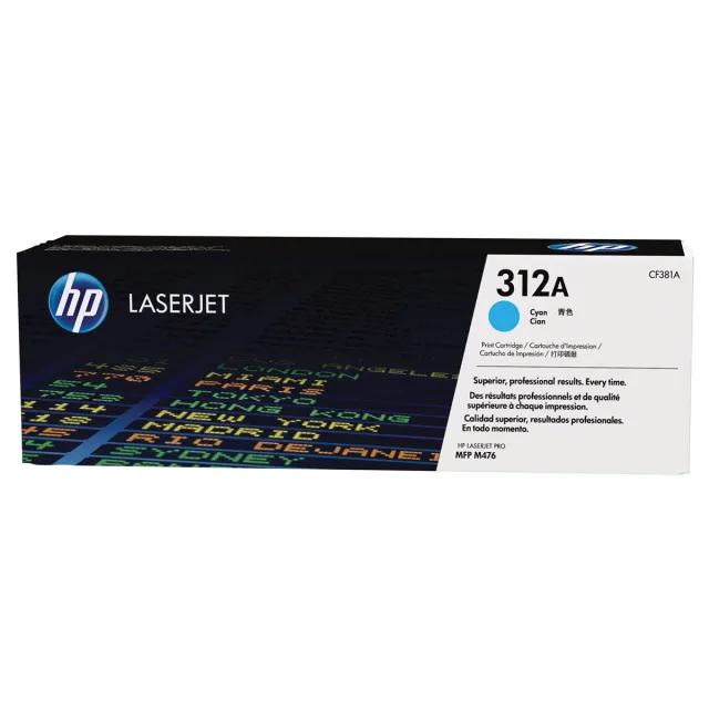 Hp Tonercartridge hp cf381a 312a blauw Cyaan
