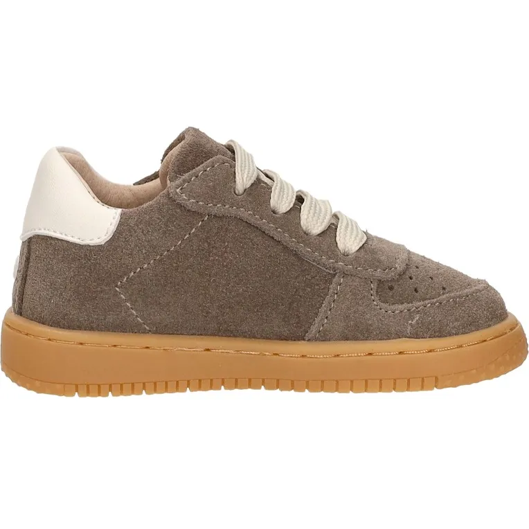 Shoesme suède sneakers - grijsbruin