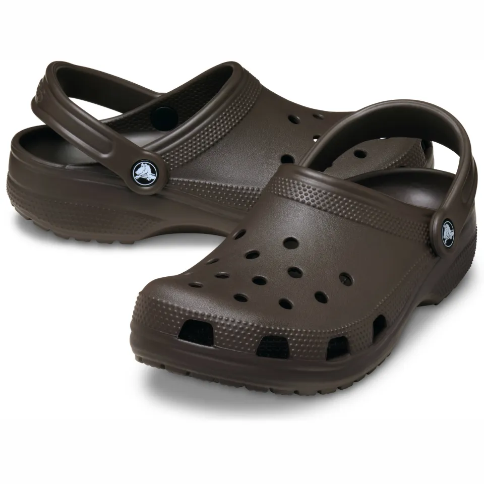Crocs Classic clog donkerbruin bruin/zwart, foto 5
