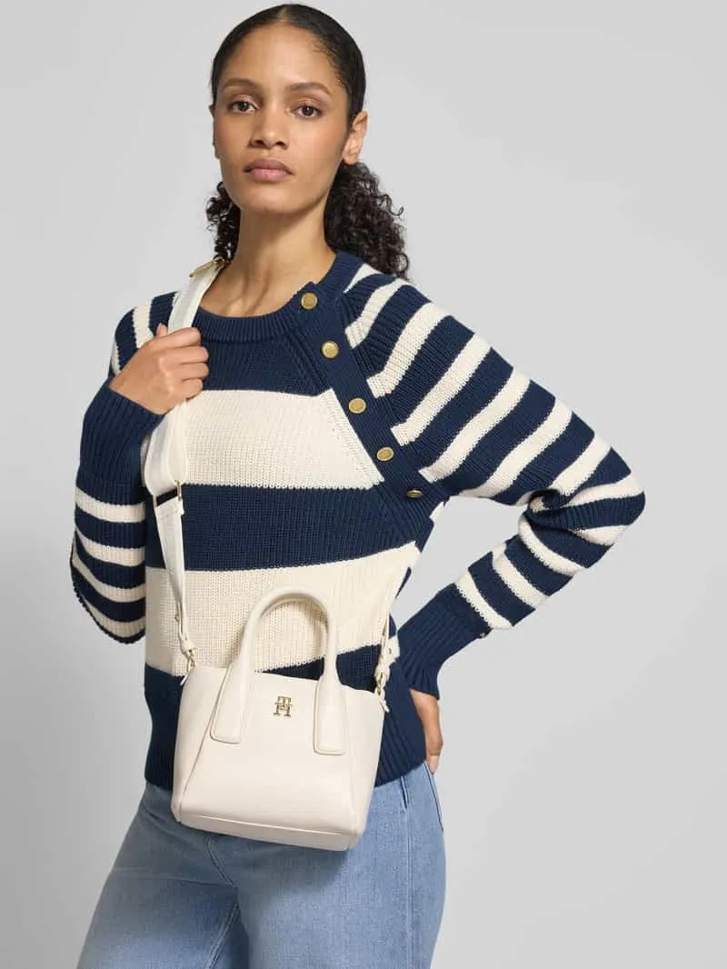 Tommy Hilfiger Handtas in leerlook beige, foto 4