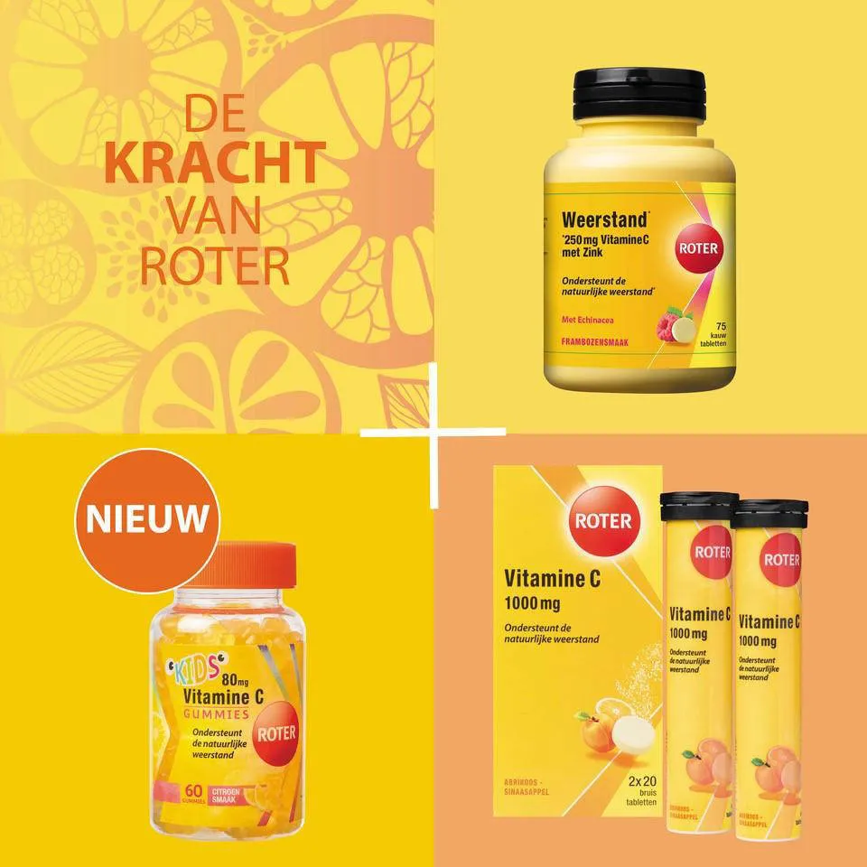 Roter Vitamine C 250 mg Weerstand framboos, foto 5