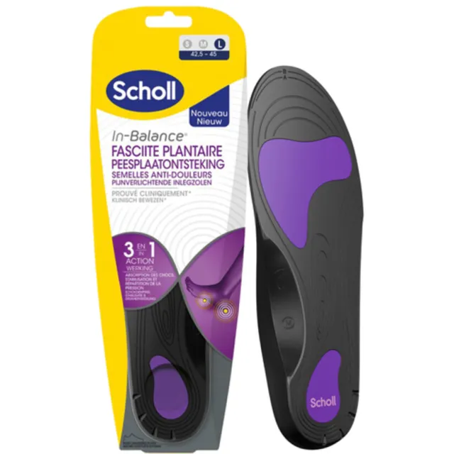 Dr. Scholl's Balance Inlegzolen Peesplaatontsteking Large ( - 45), foto 2