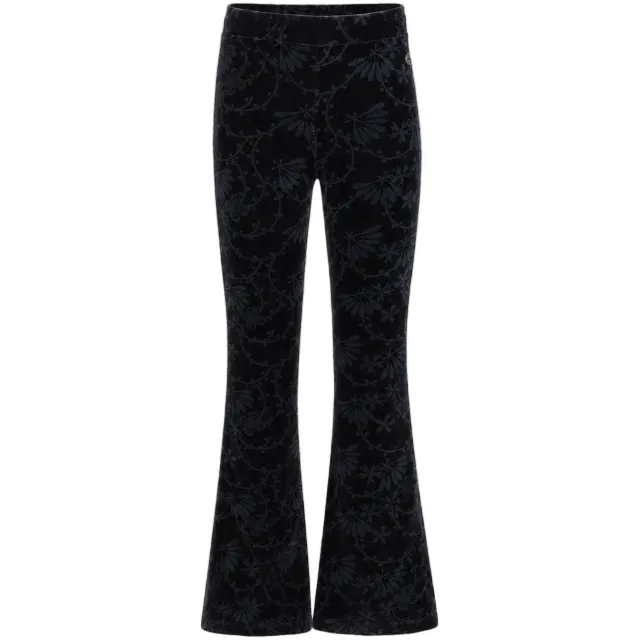 Like Flo fluwelen flared broek antraciet, foto 2