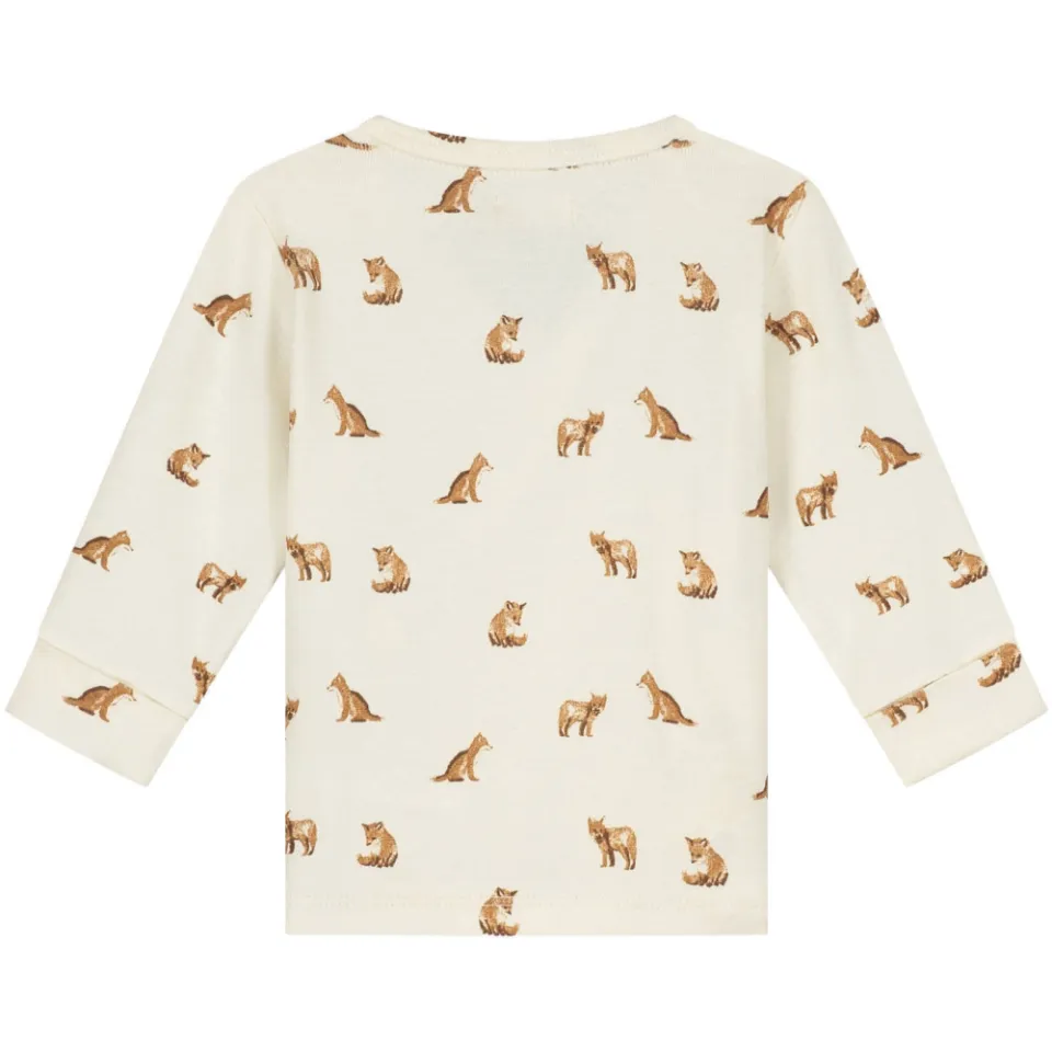 A Tiny Story longsleeve met print ivoor, foto 2