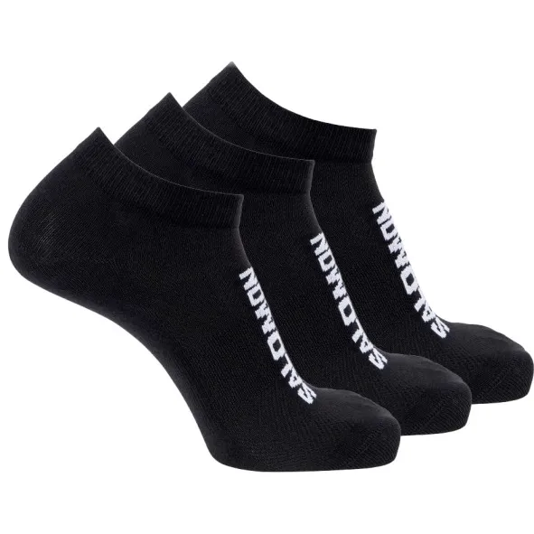 Salomon Everyday Lite Low 3-pack sneakersokken zwart