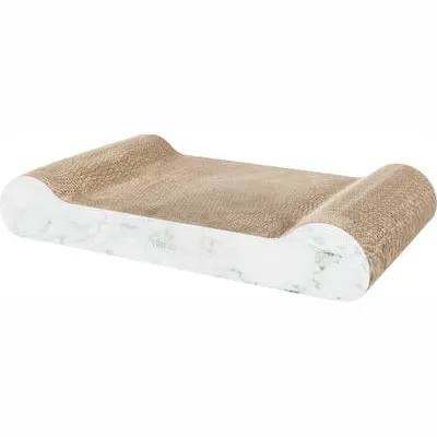 Trixie krabmat Karton XXL marmer print lichtgrijs