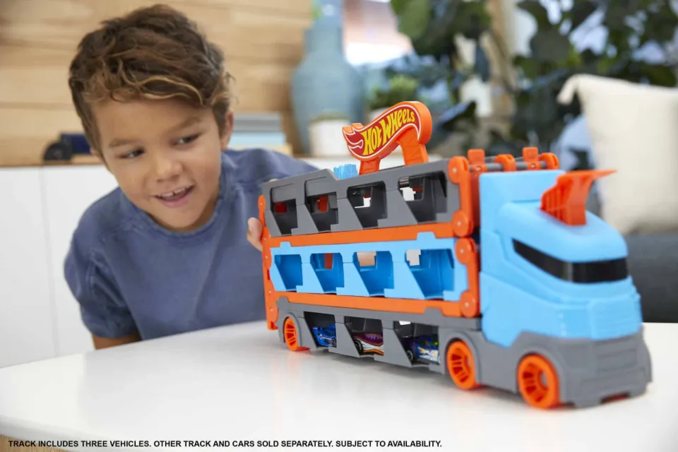Hot Wheels Speedway Transportwagen auto-speelset, foto 7