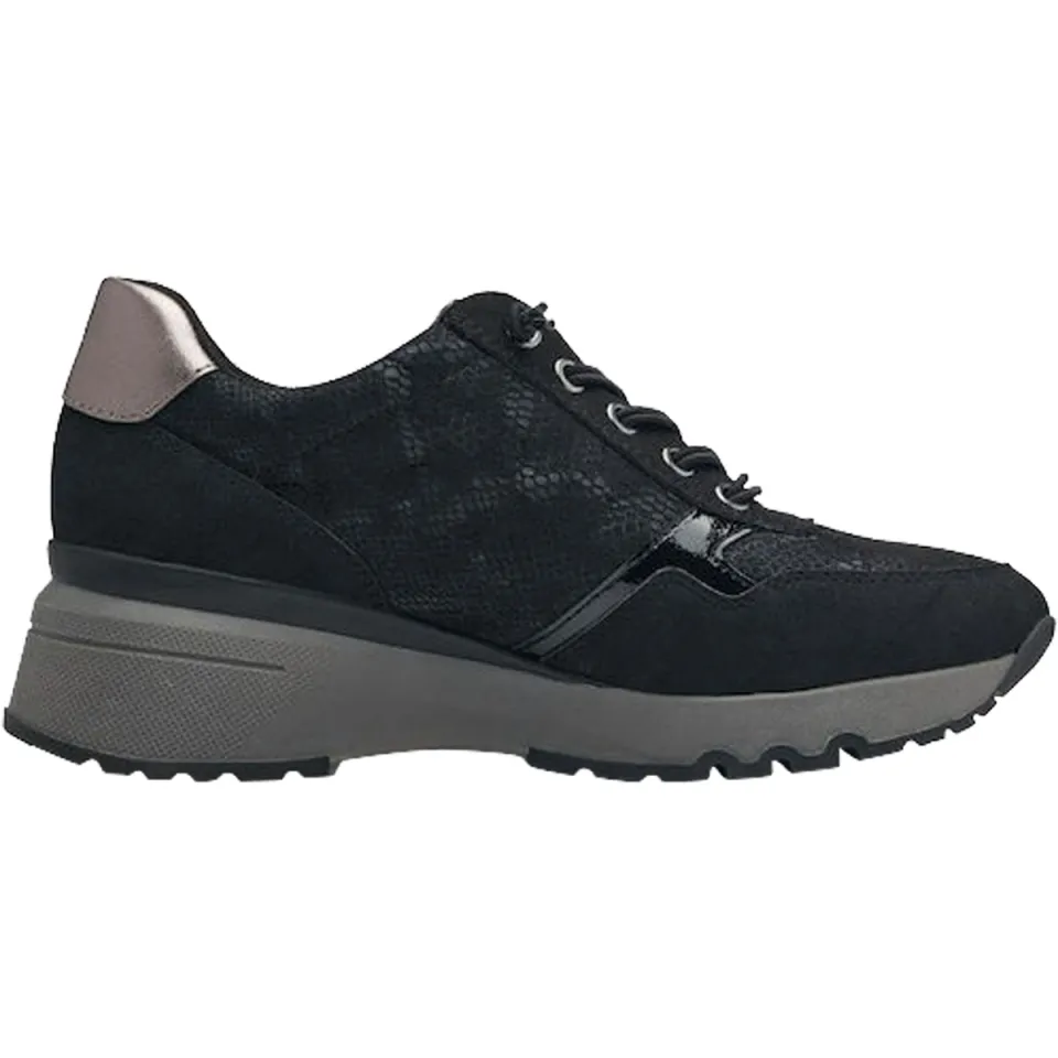 Tamaris 225076 lage sneakers zwart