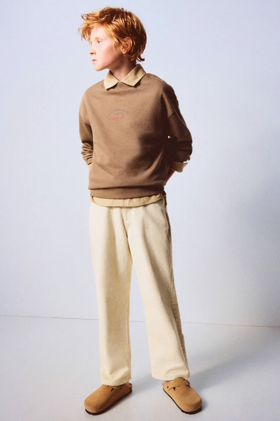 Mango Kids sweater met backprint - bruin, foto 3