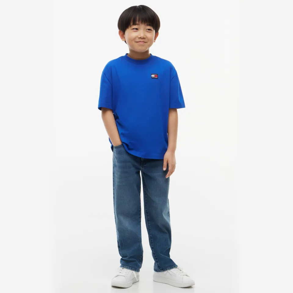 Tommy Hilfiger t-shirt blauw Hardblauw