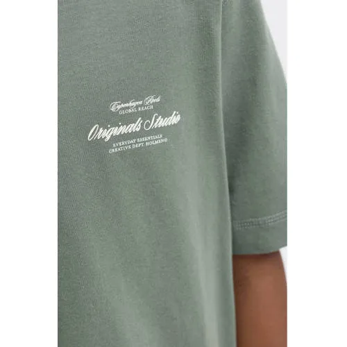 Jack & Jones JORNORREBRO t-shirt met backprint groen, foto 6