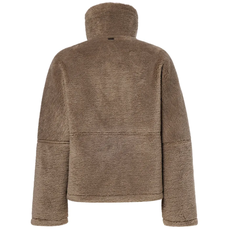Beaumont faux fur jas - taupe, foto 3