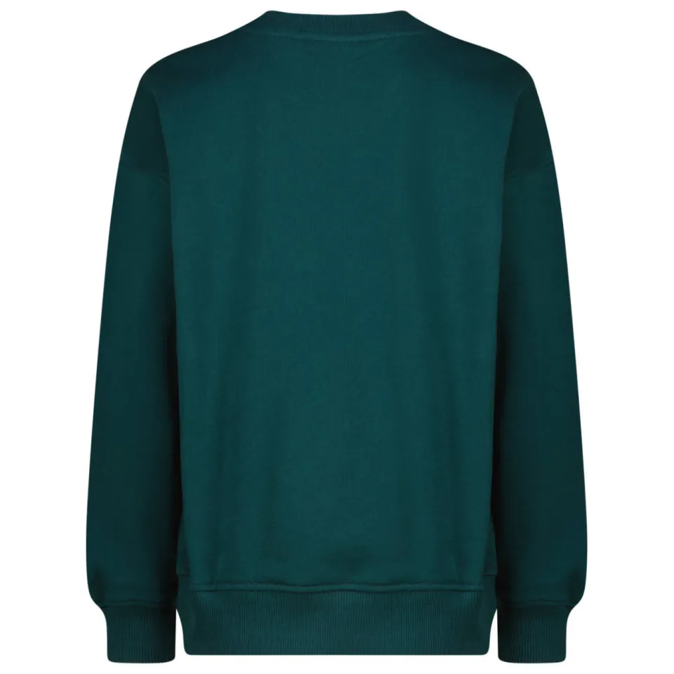 Vingino sweater met borduursels - donkergroen Tekst, foto 3