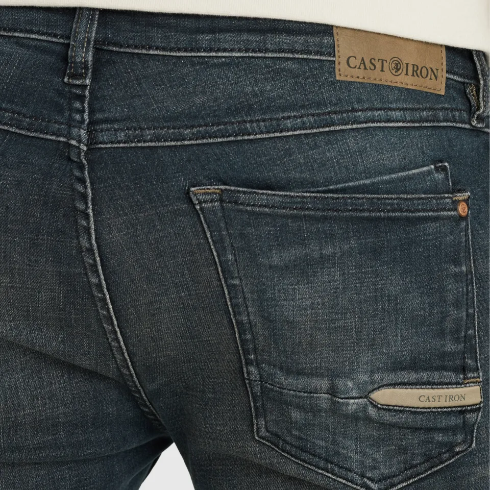 Cast Iron SHIFTBACK tapered jeans shadow used dark, foto 5