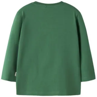 NAME IT MINI longsleeve met print groen, foto 2