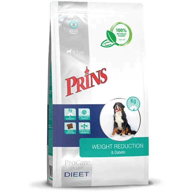 Prins ProCare Croque Veterinary Diet Weight Reduction & Diabetic Hondenvoer 10 kg