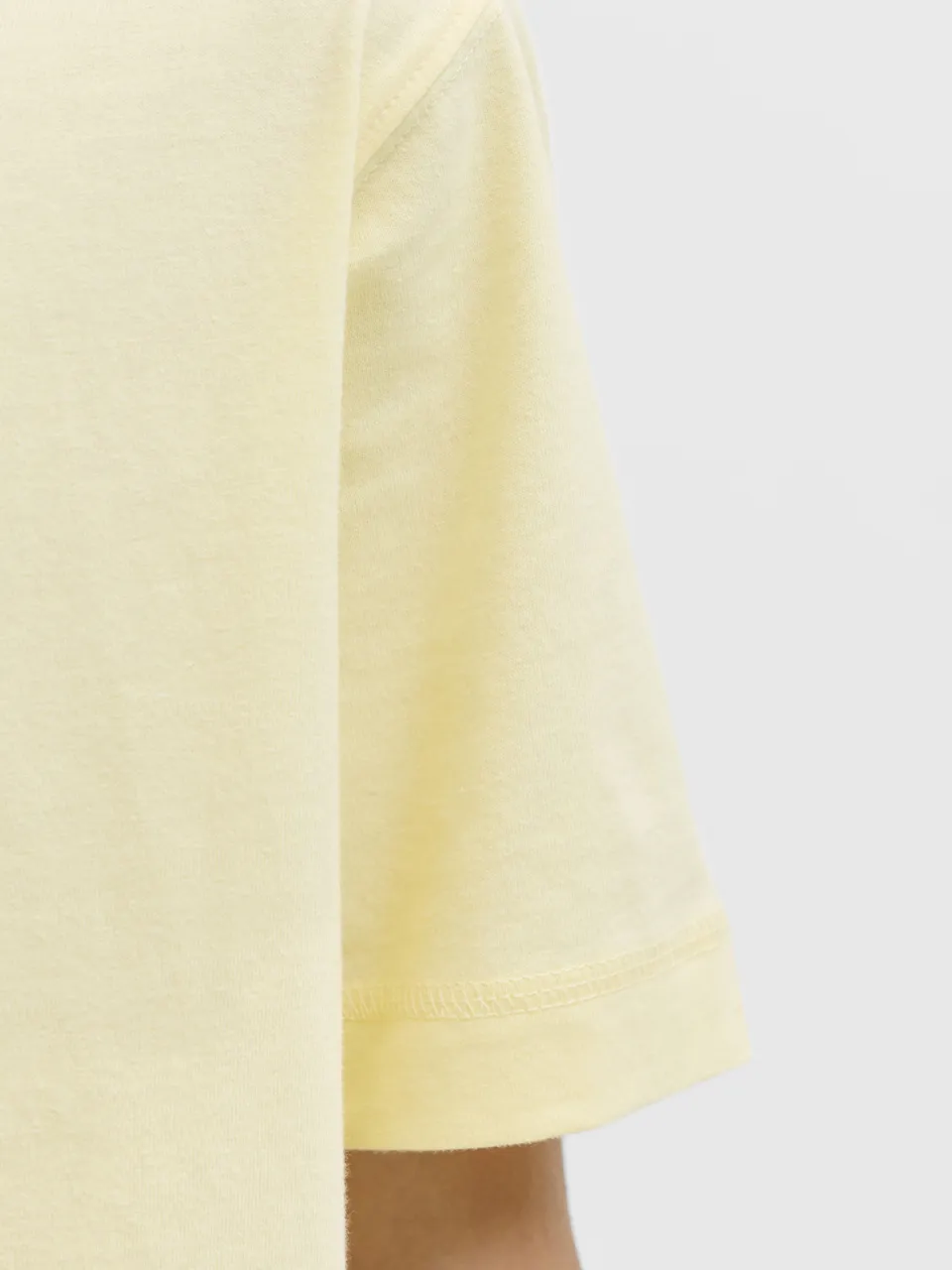 Jack & Jones t-shirt lichtgeel met tekst, foto 7