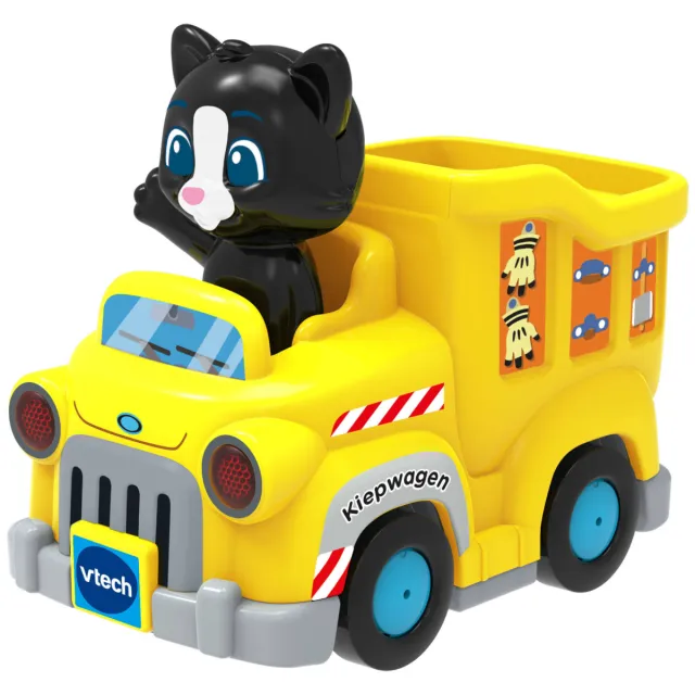 VTech Toet Toet Auto's Karlijn Kat kiepwagen geel