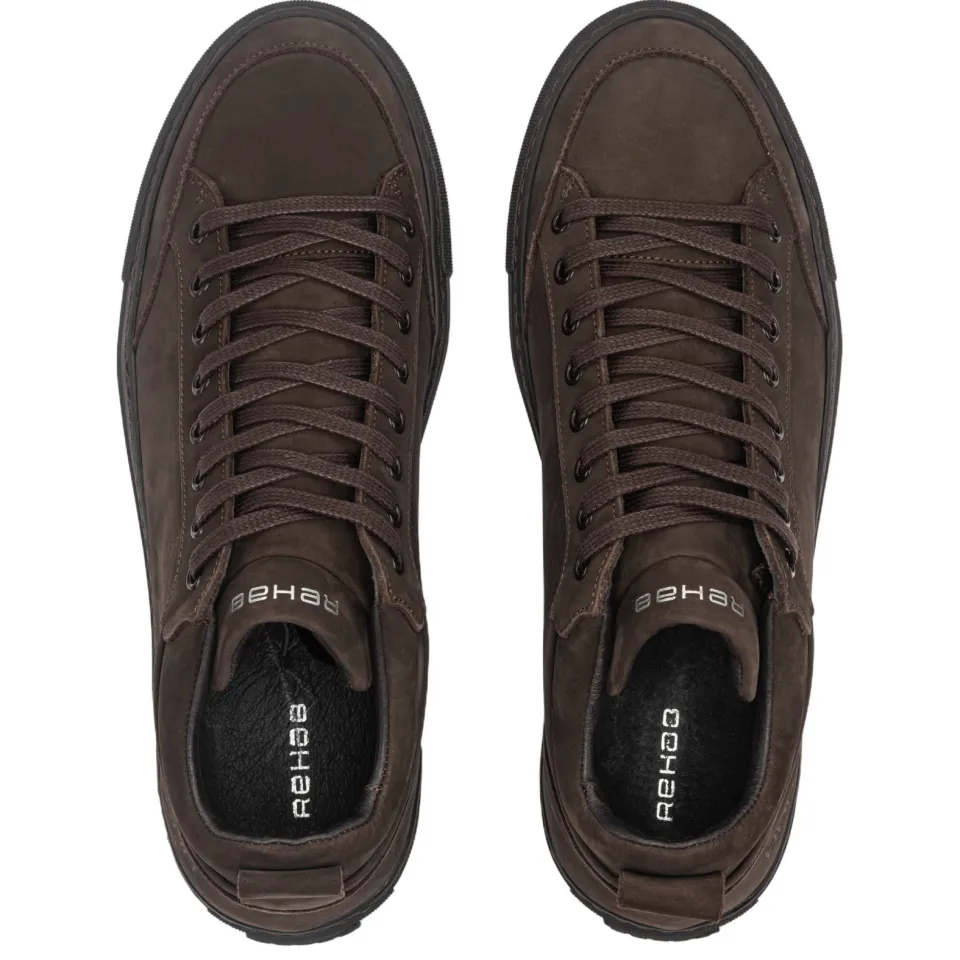 Rehab Craig Nub sneakers donkerbruin, foto 7