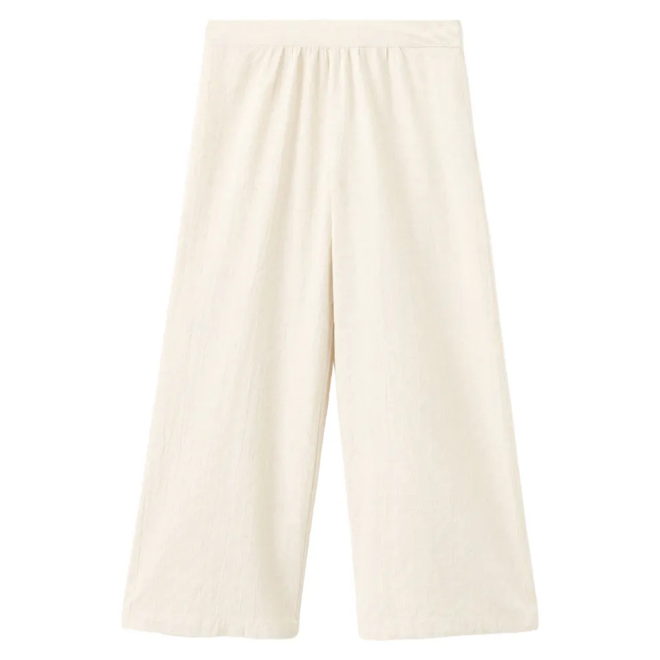 Mango Kids casual broek lichtbeige, foto 2