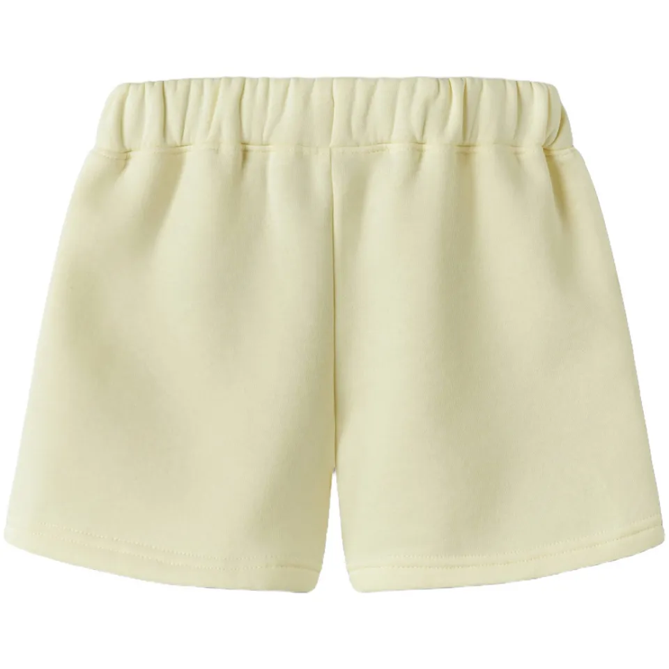 NAME IT regular sweatshort lichtgeel, foto 3