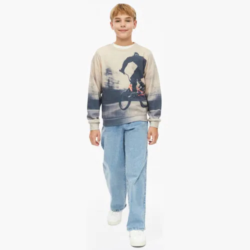 s.Oliver sweater met print - beige, foto 3