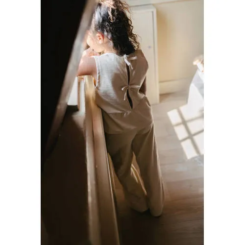 Levv Little mouwloze top beige, foto 5