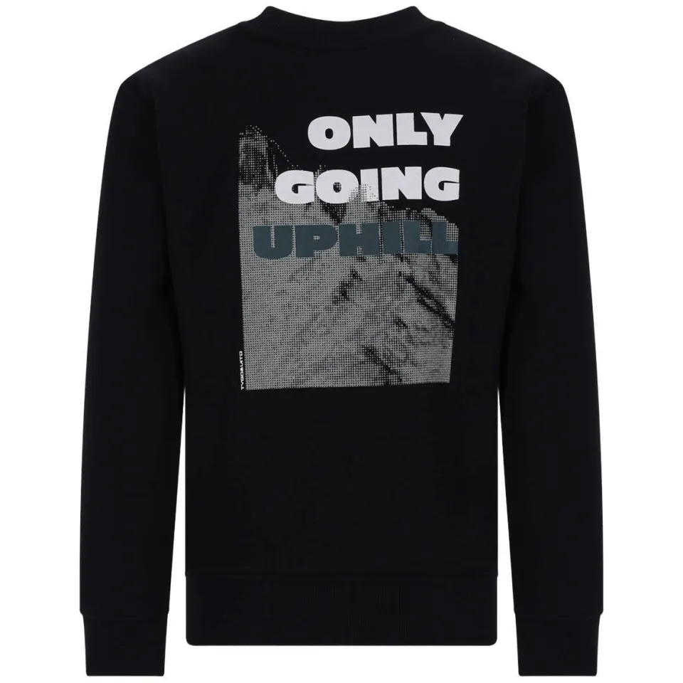 TYGO & vito NextGen sweater met backprint zwart, foto 3