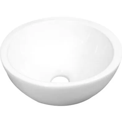Best Design Fontein Best Design Round Ø25 cm Opbouw Keramiek Glans-Wit Hoogglans Wit