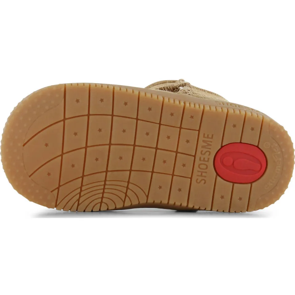 Shoesme gevoerde suède enkelboots cognac, foto 7