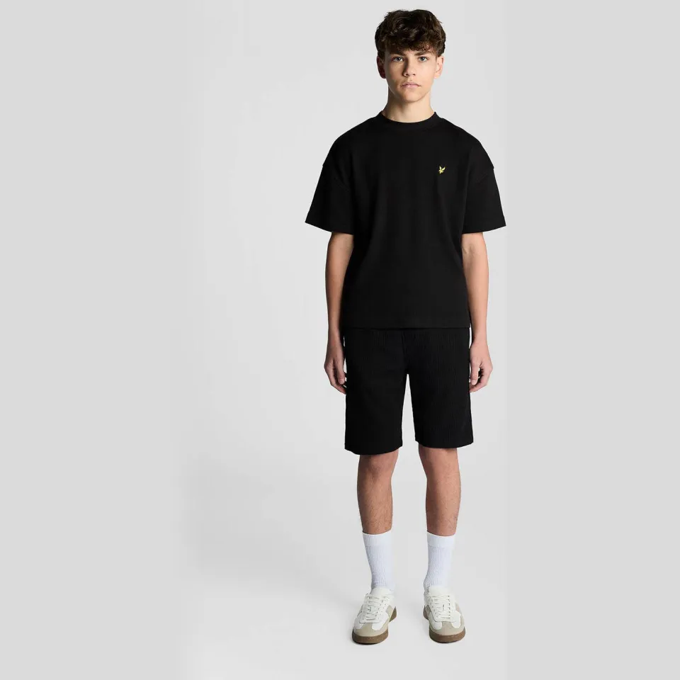 Lyle & Scott Waffle Short zwart