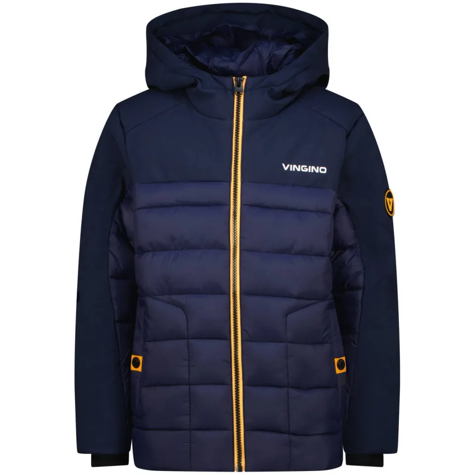 Vingino Tybri gewatteerde winterjas donkerblauw, foto 2