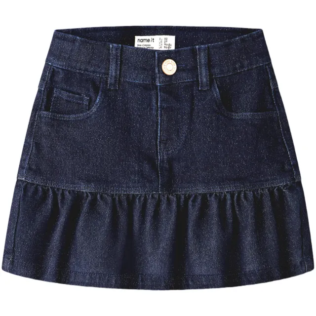 NAME IT korte spijkerrok donkerblauw Dark blue denim