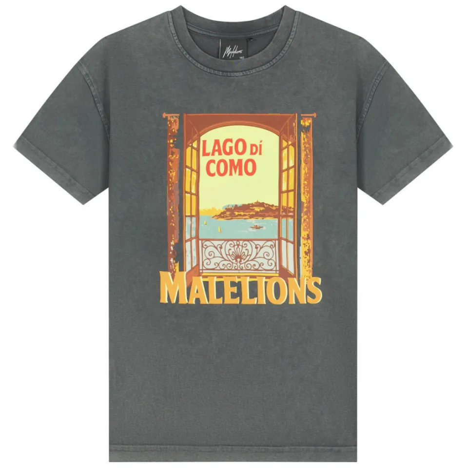 Malelions t-shirt grijs, foto 2