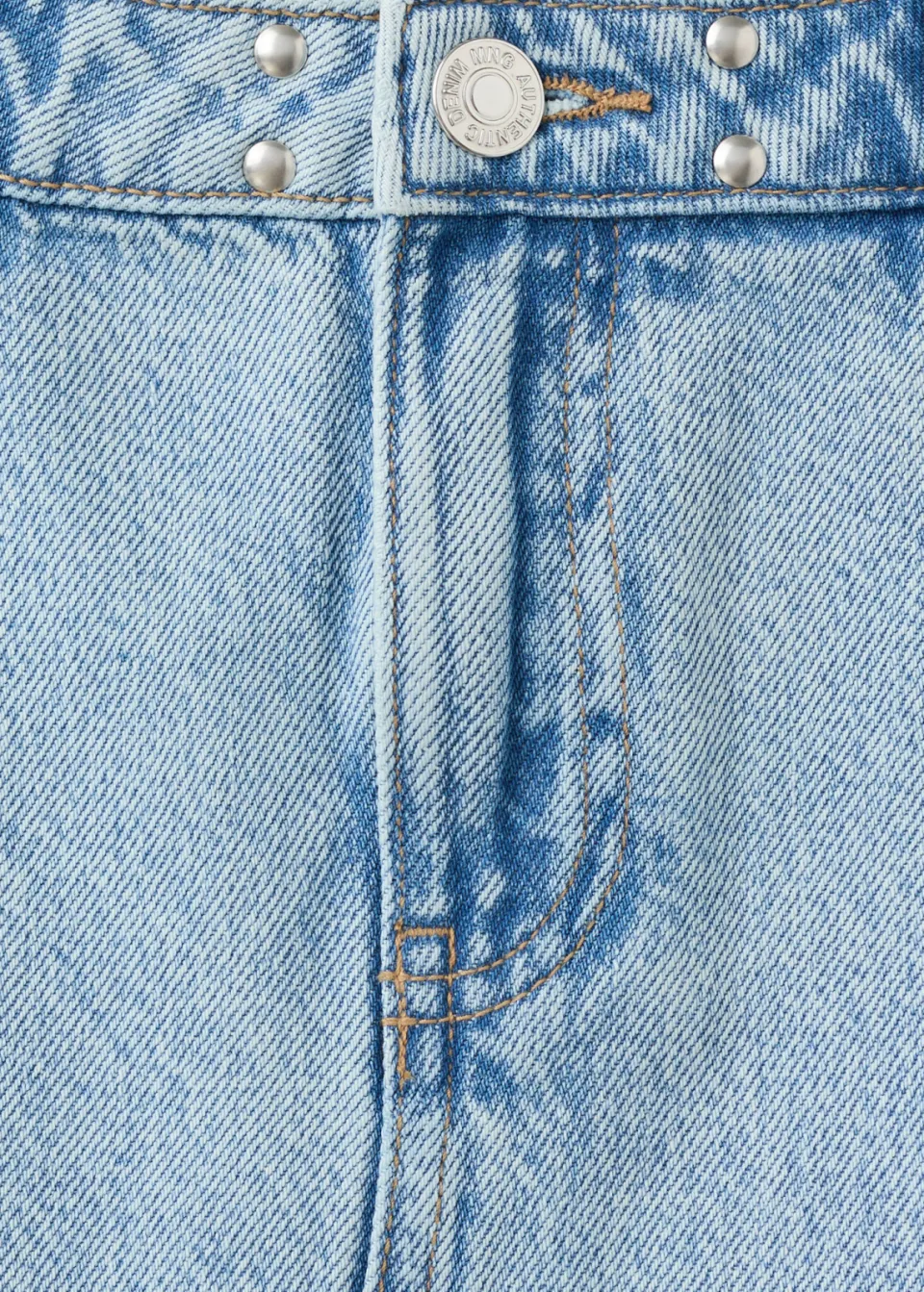 Mango spijkerrok light blue denim, foto 5
