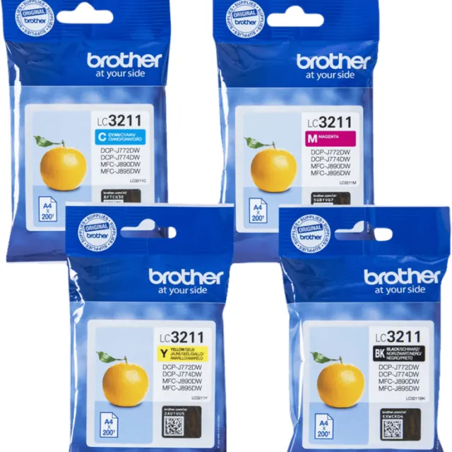 Brother LC-3211VAL inktcartridges voordeelverpakking Zwart