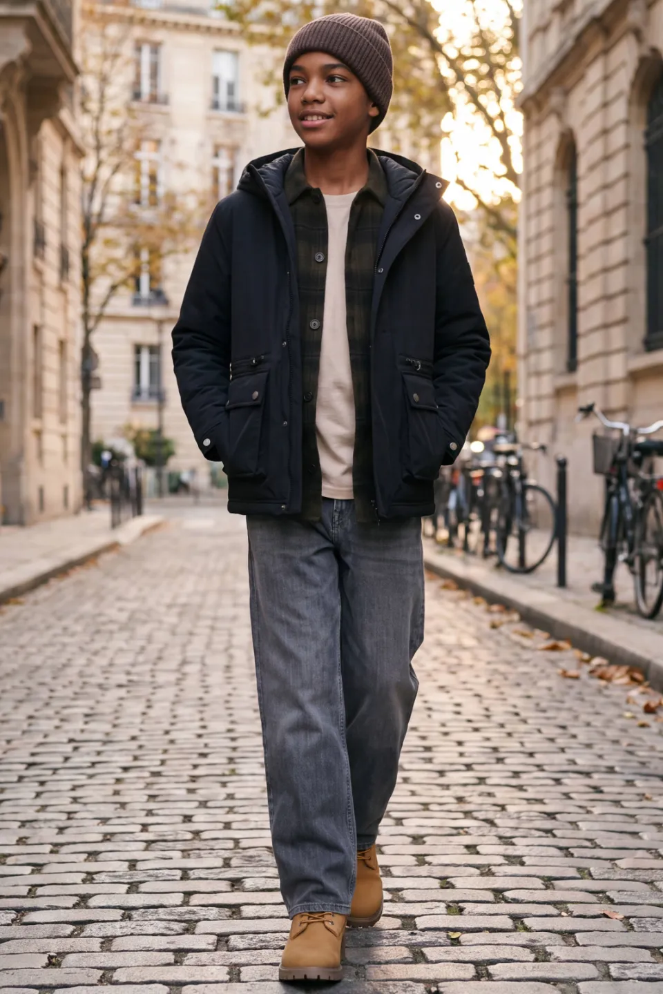 Jack & Jones Wolf parka winterjas zwart, foto 3