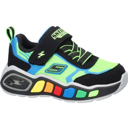 Skechers Play Scene sneakers met lichtjes zwart/groen, foto 2