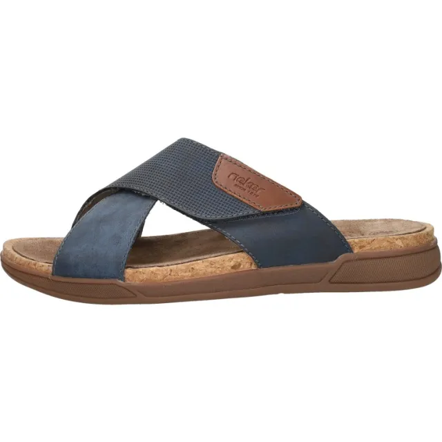 Rieker Open Teen slippers blauw